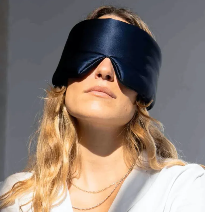 The Reset Silk Sleep Mask — Light & Noise Blocking