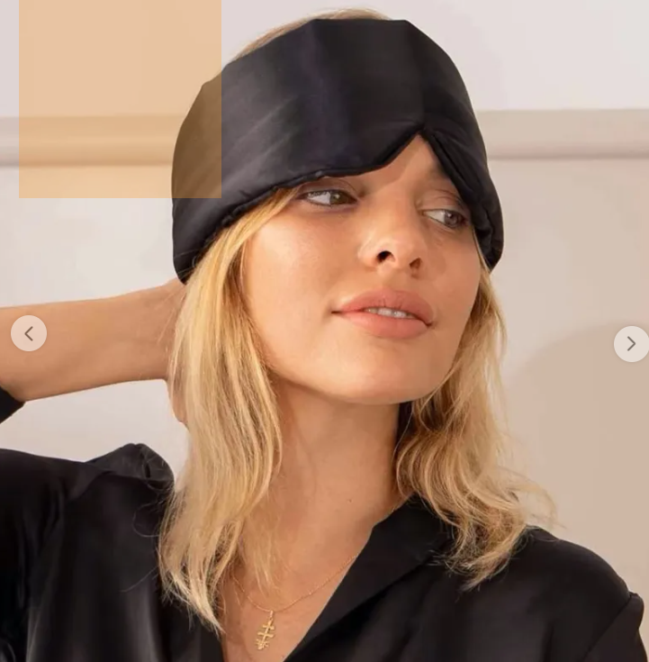 The Reset Silk Sleep Mask — Light & Noise Blocking